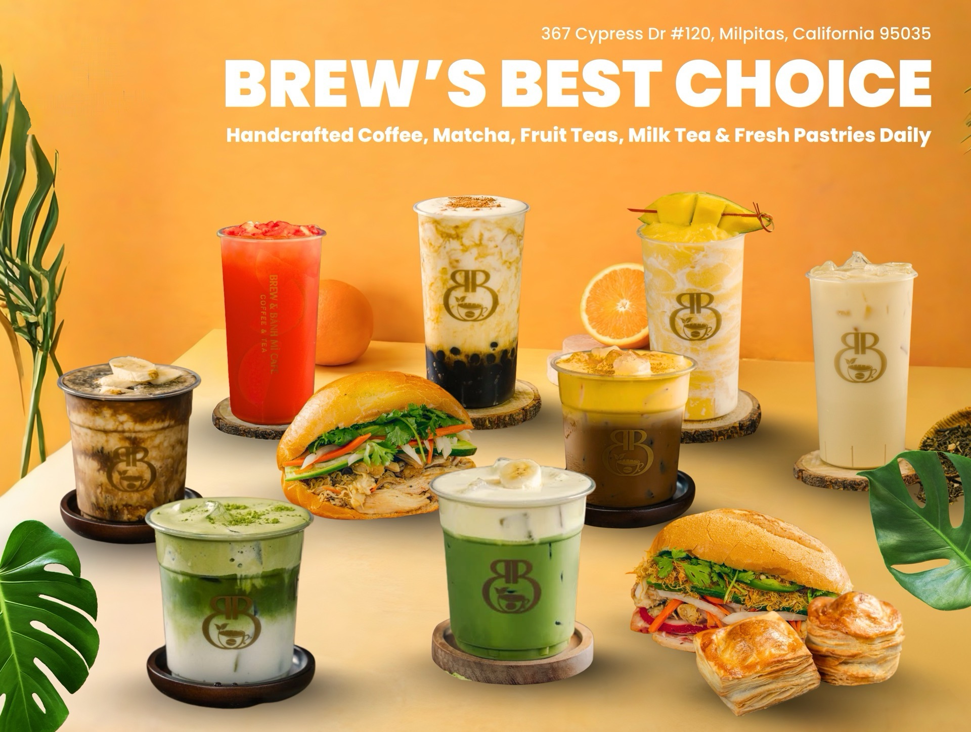 Brew & Bánh Mì Cafe Website Showcase